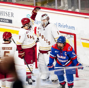 Boston College Sweeps River Hawks In Twin 3-1 Defeats