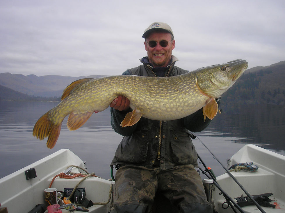 Eric – and a 'monster' Pike on Windermere.