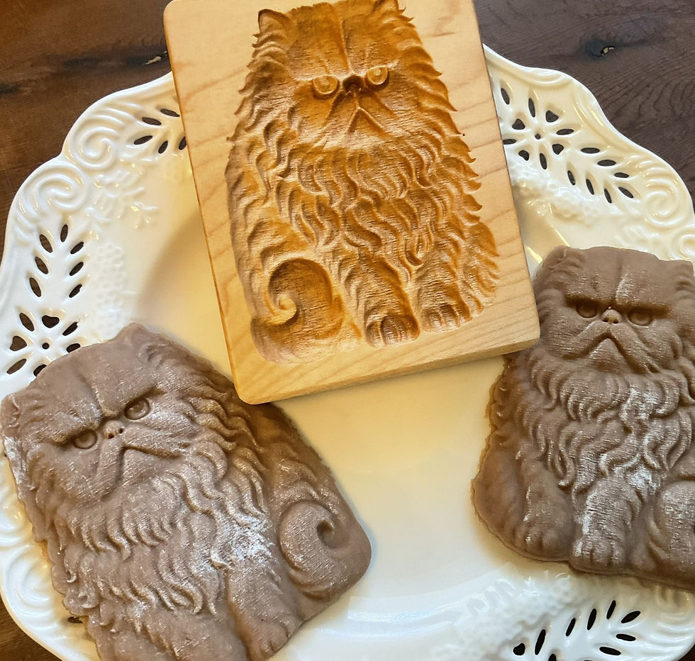 Grumpy Persian 3.5" Tall with Cutter