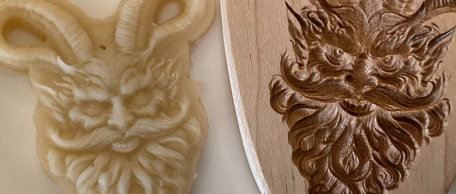 Krampus 3" Tall /Cutter incl.