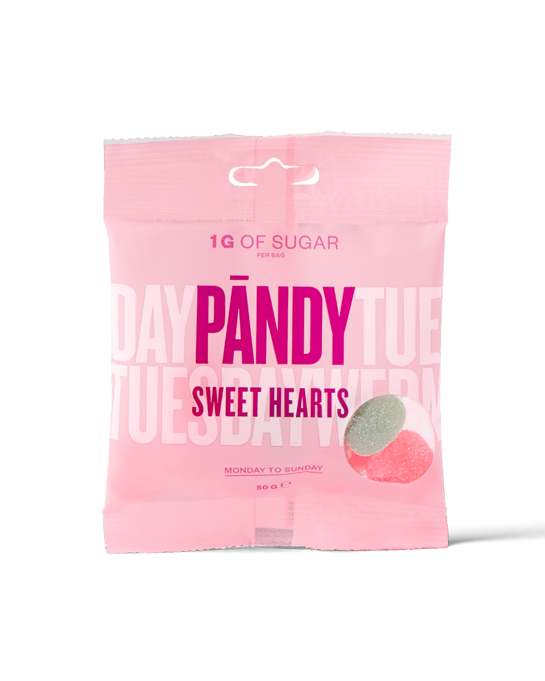 Pandy Candy Sweet Hearts 50g
