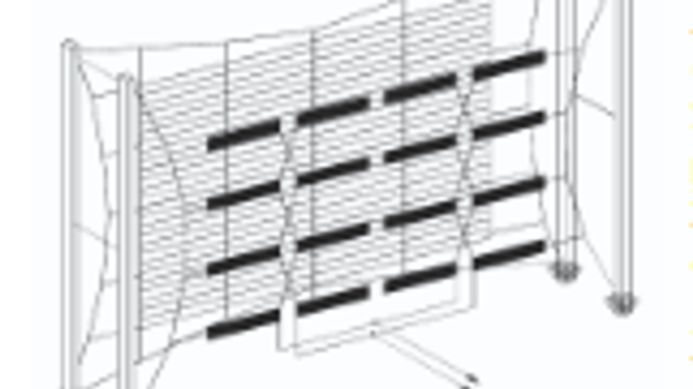A drawing of a Curtain Array