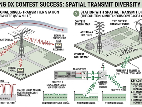 Diversity Transmit for HF Radio at K0UO Station, Maximizing Signal Reliability