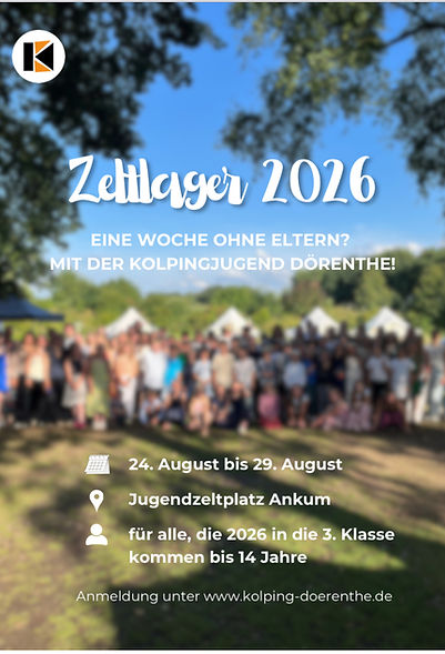 Zeltlager 2026