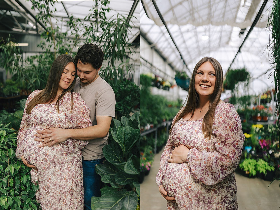husband wraps up his wife in embrace for maternity leave
