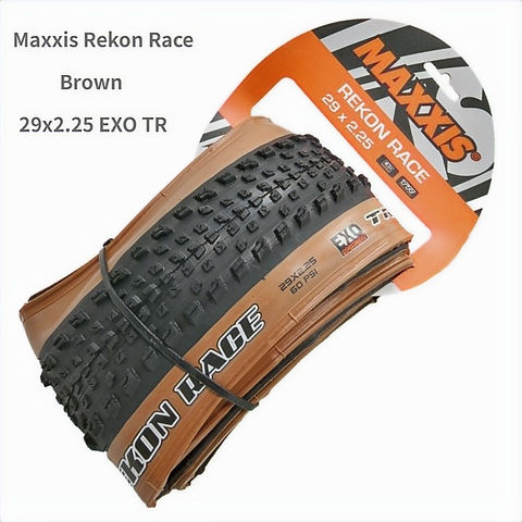 Pneu De VTT Maxxis Rekon - 29 X 2.25 Pouces, Tubeless, Pliable, Noir/marron Foncé, DC, EXO