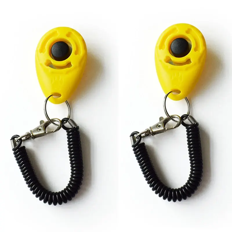 Thumbnail: 2Pcs Clicker for puppy and dog training with clip attachment