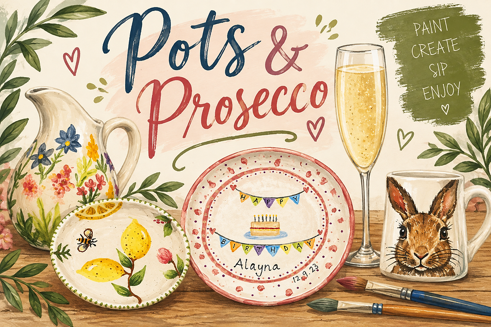 Pots & Prosecco 23/10