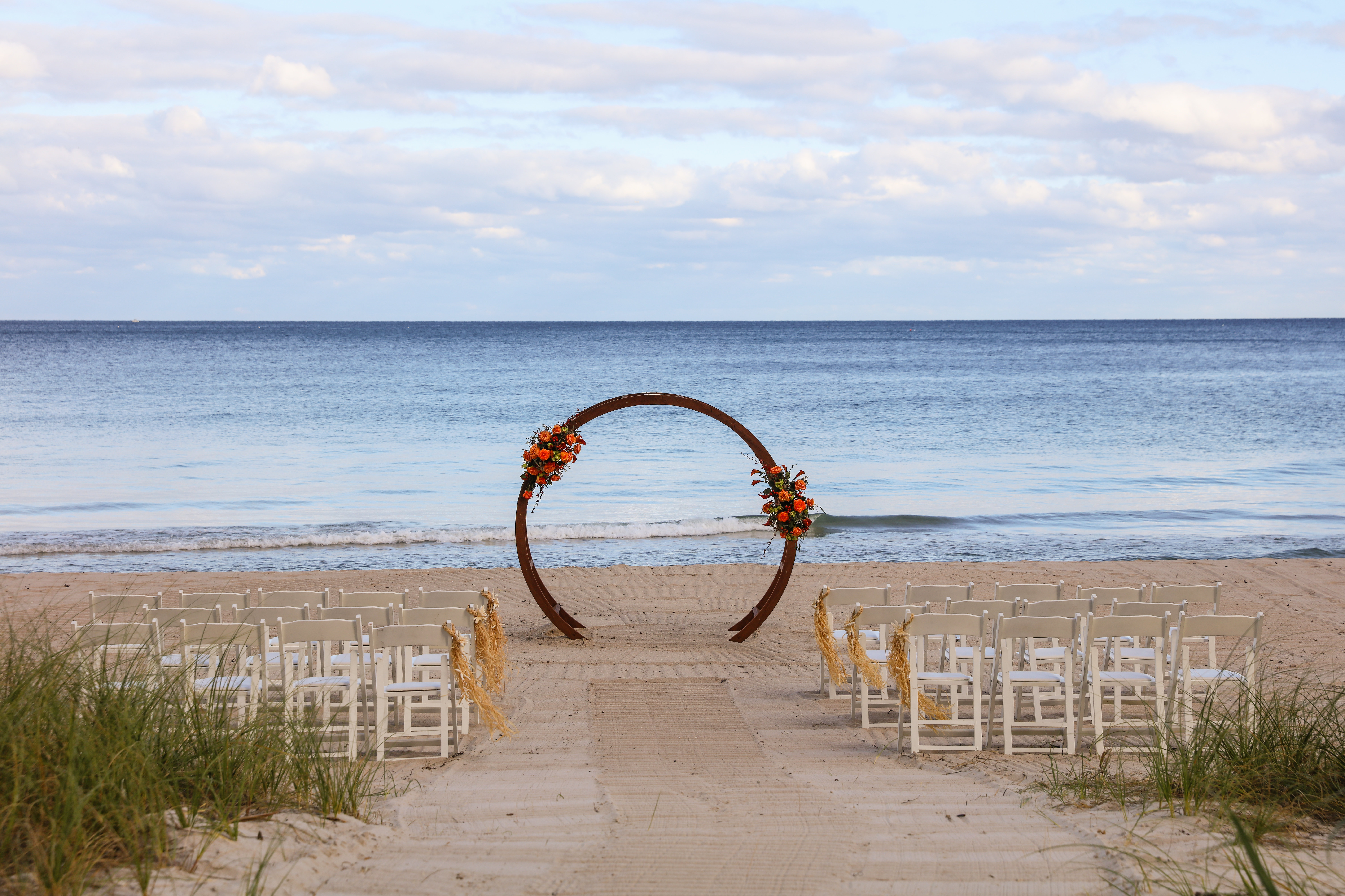 Florida Beach Wedding Moongate Arch