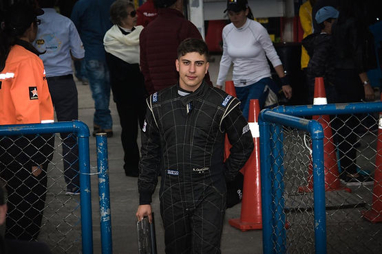 Nicolás Castillo, joven promesa del automovilismo colombiano