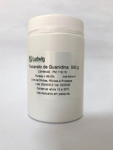 Tiocianato De Guanidina 500 G Ludwig Biotec tiocianato-de-guanidina-500-g-ludwig-biotec