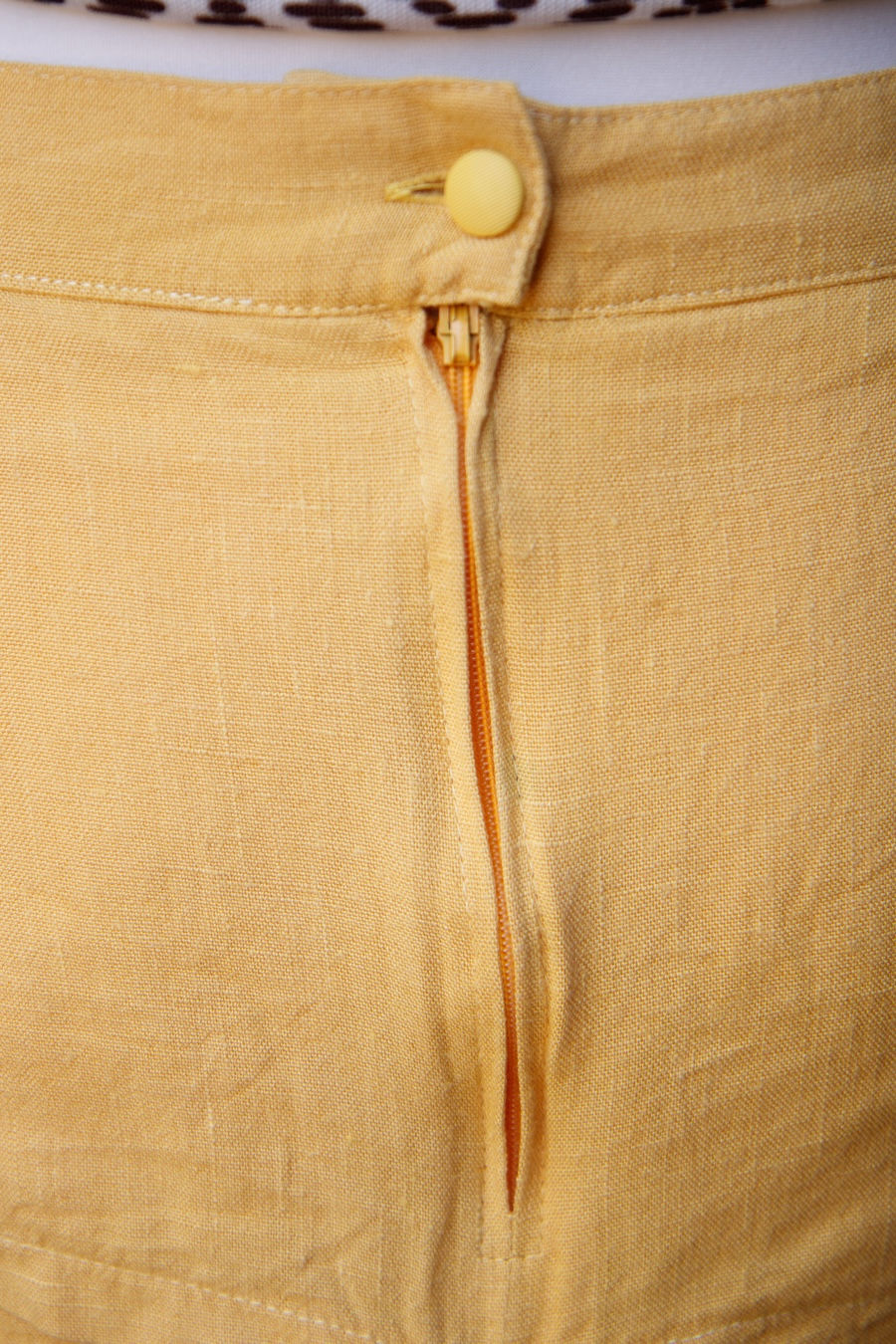 Miniature : Jupe jaune vintage - Taille XS