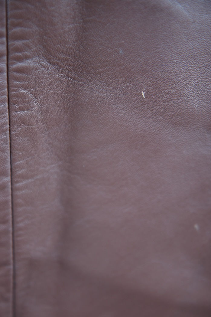 Miniature : Manteau en cuir vintage - Taille S/M