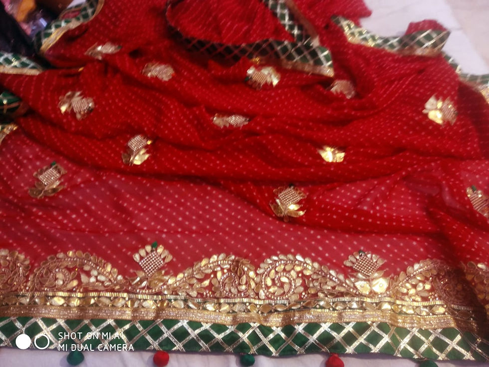 Thumbnail: Pure Georgette Saree 6 colors