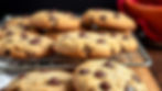 home baked chocolate chip cookies on backing rack.jpg