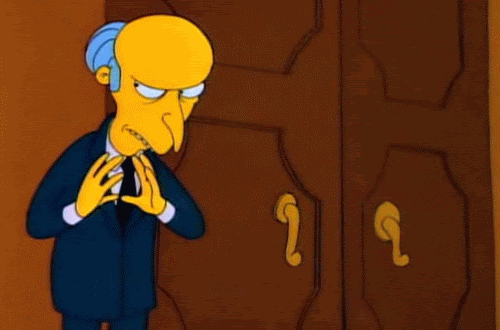 Evil Mr Burns GIF
