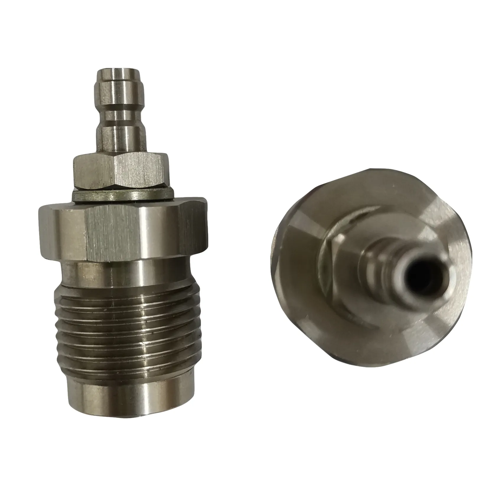TUXING Upgrade M18×1.5 DIN Valve Scuba Adapter, Paintball Filling Station for HPA Tank/PCP Air Tank with High Pressure Gauge 4500 psi PCP Paintball Filling Air Hose