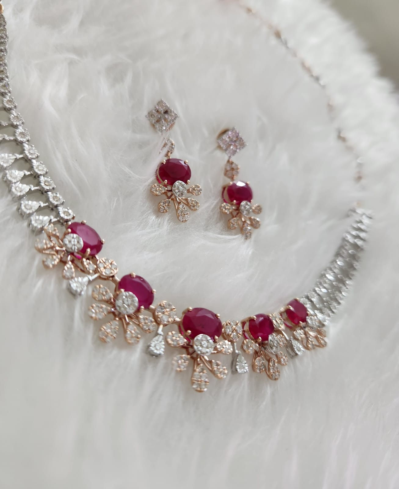 Diamond Necklace Set