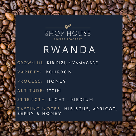 Rwanda - New single origin coffee for Shop House Coffee Roastery