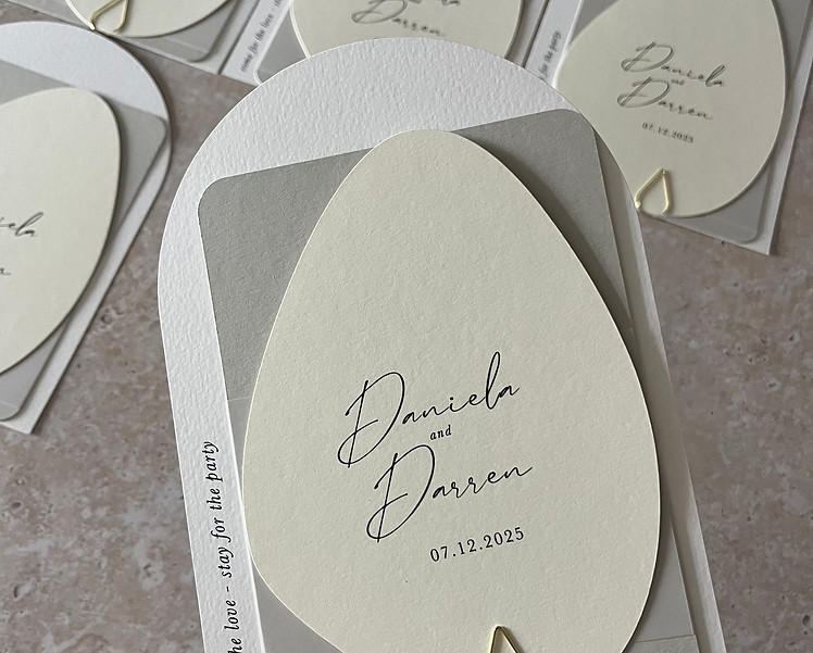 Bespoke wedding stationery