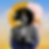 Black woman with curly hair smiling, holding a smartphone, surrounded by yellow and pink flowers with a stylized third eye graphic. Image created by Kisha Velazquez in Canva.