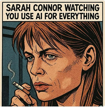 cartoon image of Sarah Connor