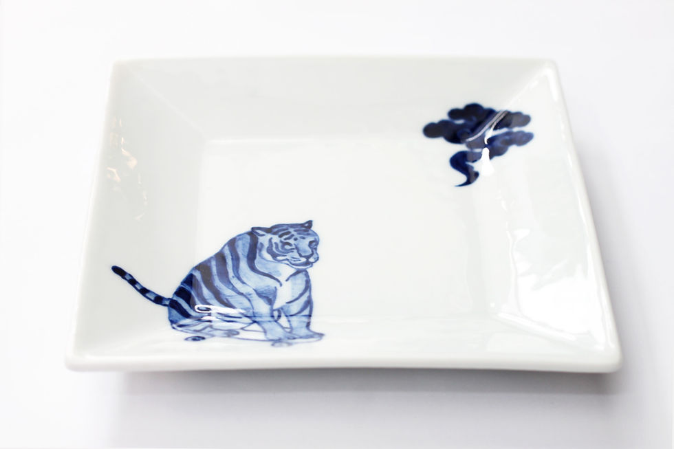 Thumbnail: SKATE TIGER Square plate