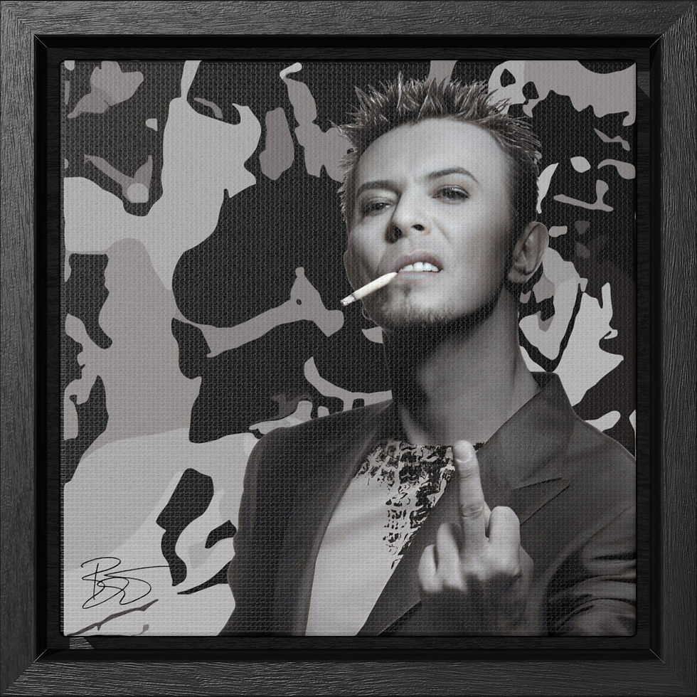 David Bowie Finger Portrait