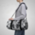 Black Tye Dyed Travel Duffel Bag Arttee.online
