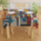 Retro 50's Abstract Table Cloth Arttee.online