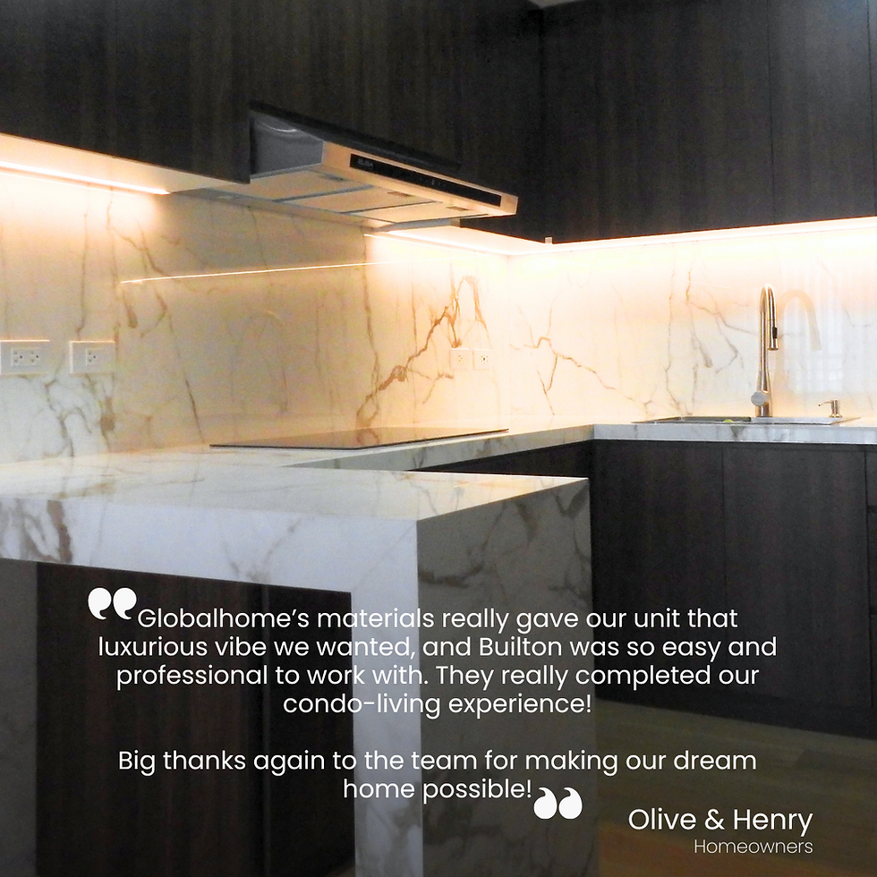 OMT project testimonial praising Globalhome craftsmanship