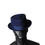 Thumbnail: Blue Wool Pork Pie Hat Premium Designer Apparel For Men