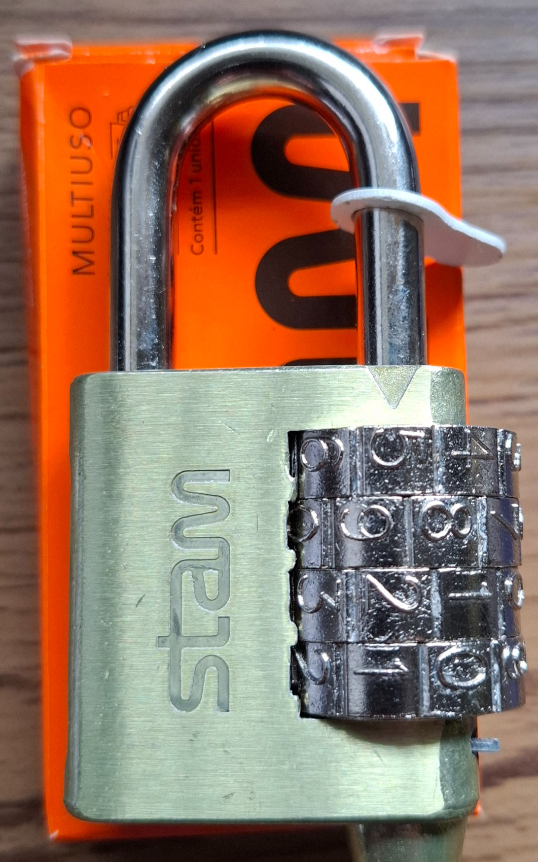 cadeado Stam 40mm com segredo