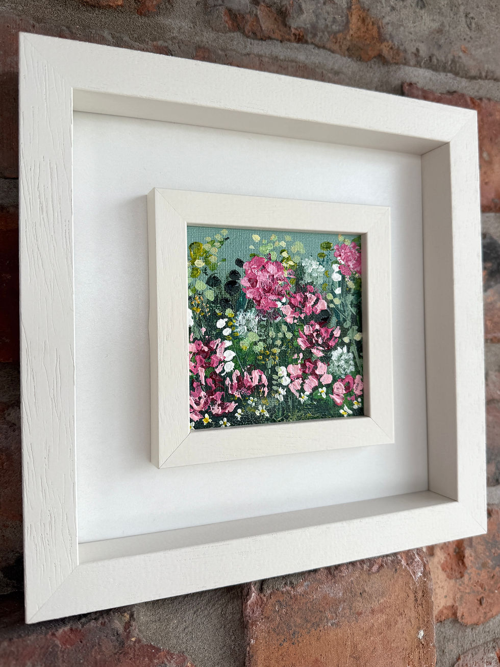 Thumbnail: BLUSH BLOOMS Mini Original Painting