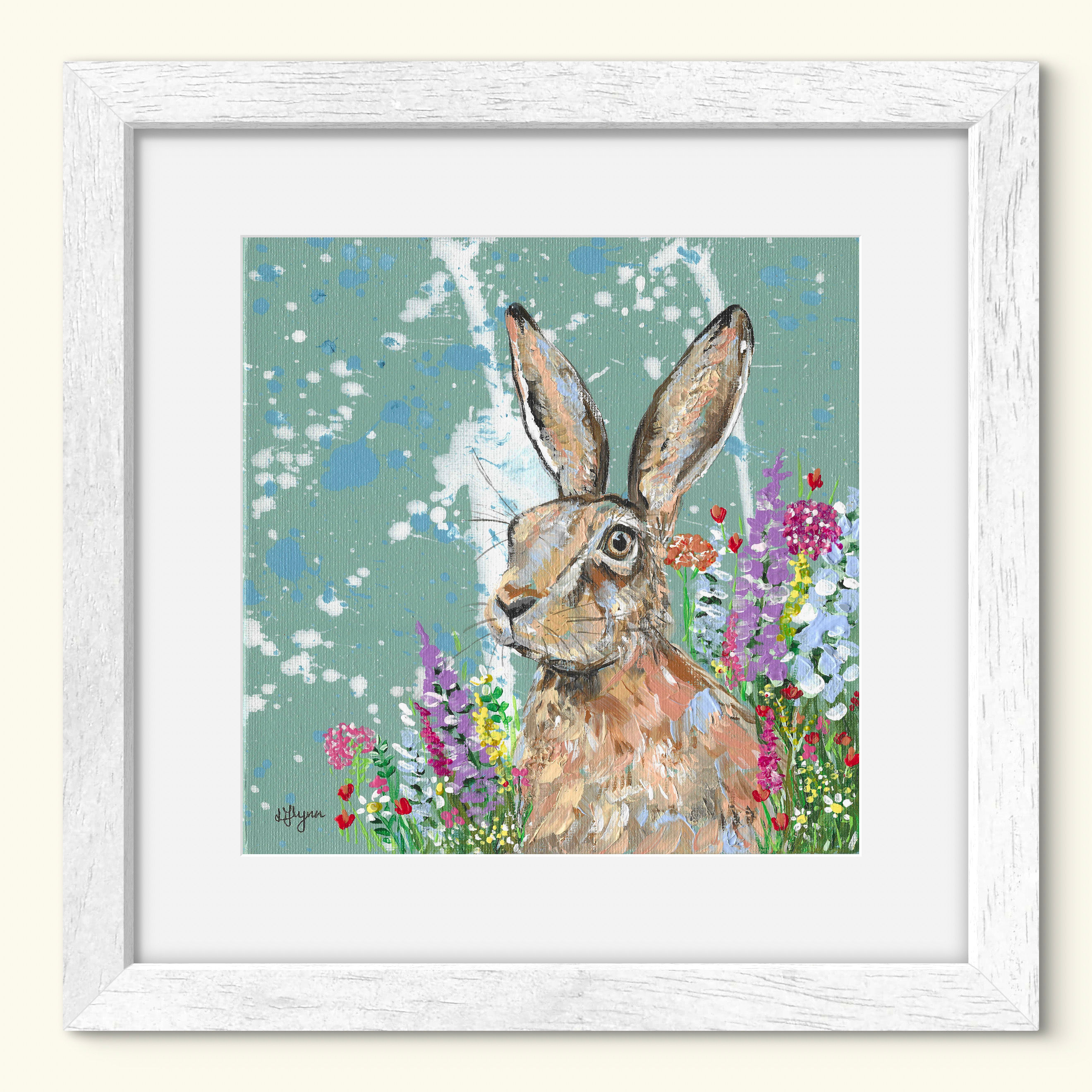 HYACINTH HARE Framed Print
