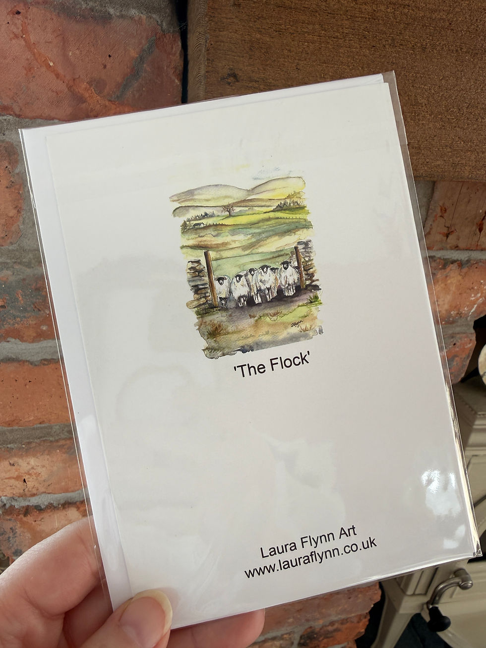 Thumbnail: "The Flock" Greeting Card