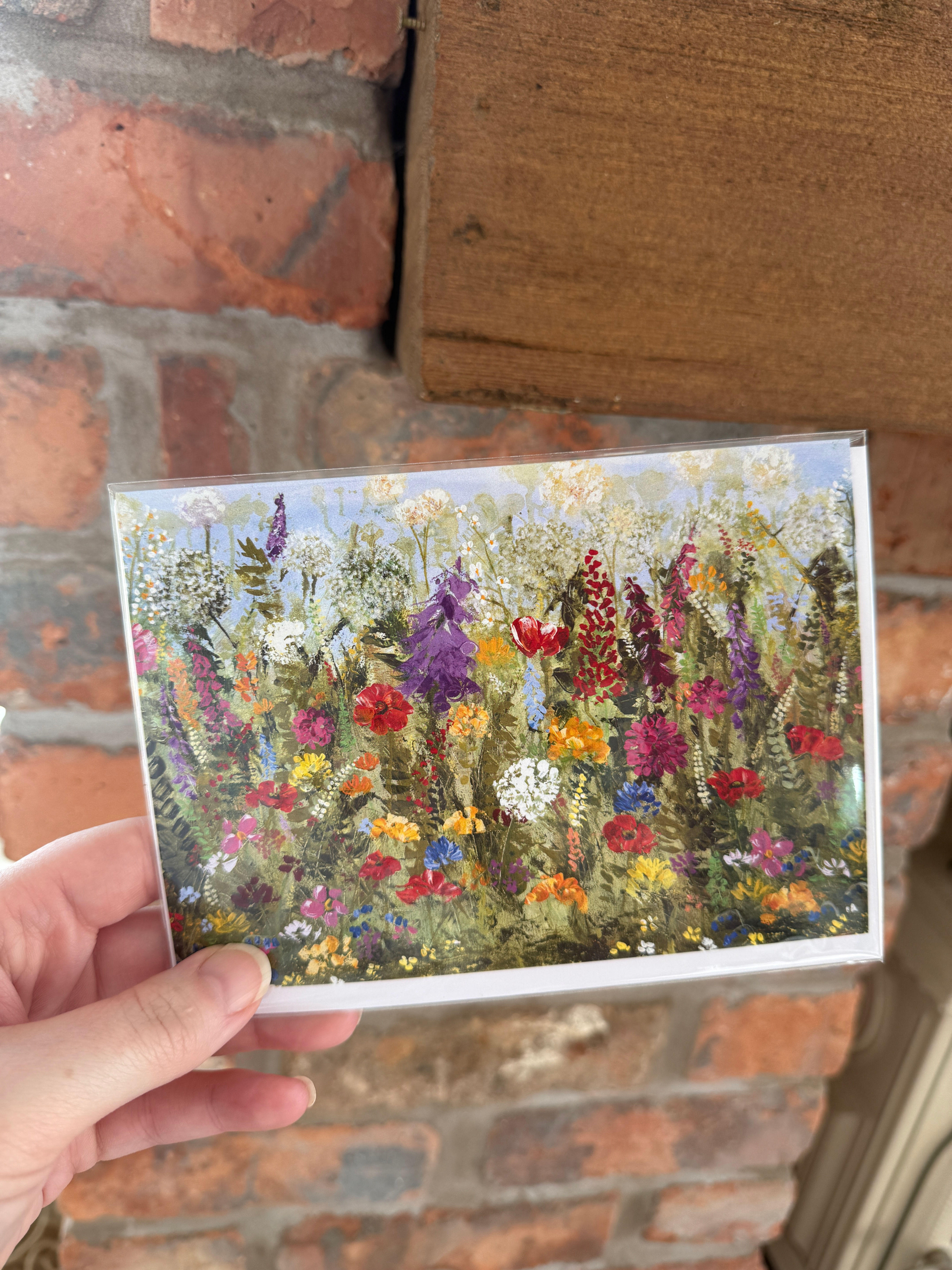 "Where The Wildflowers Grow" Greeting Card