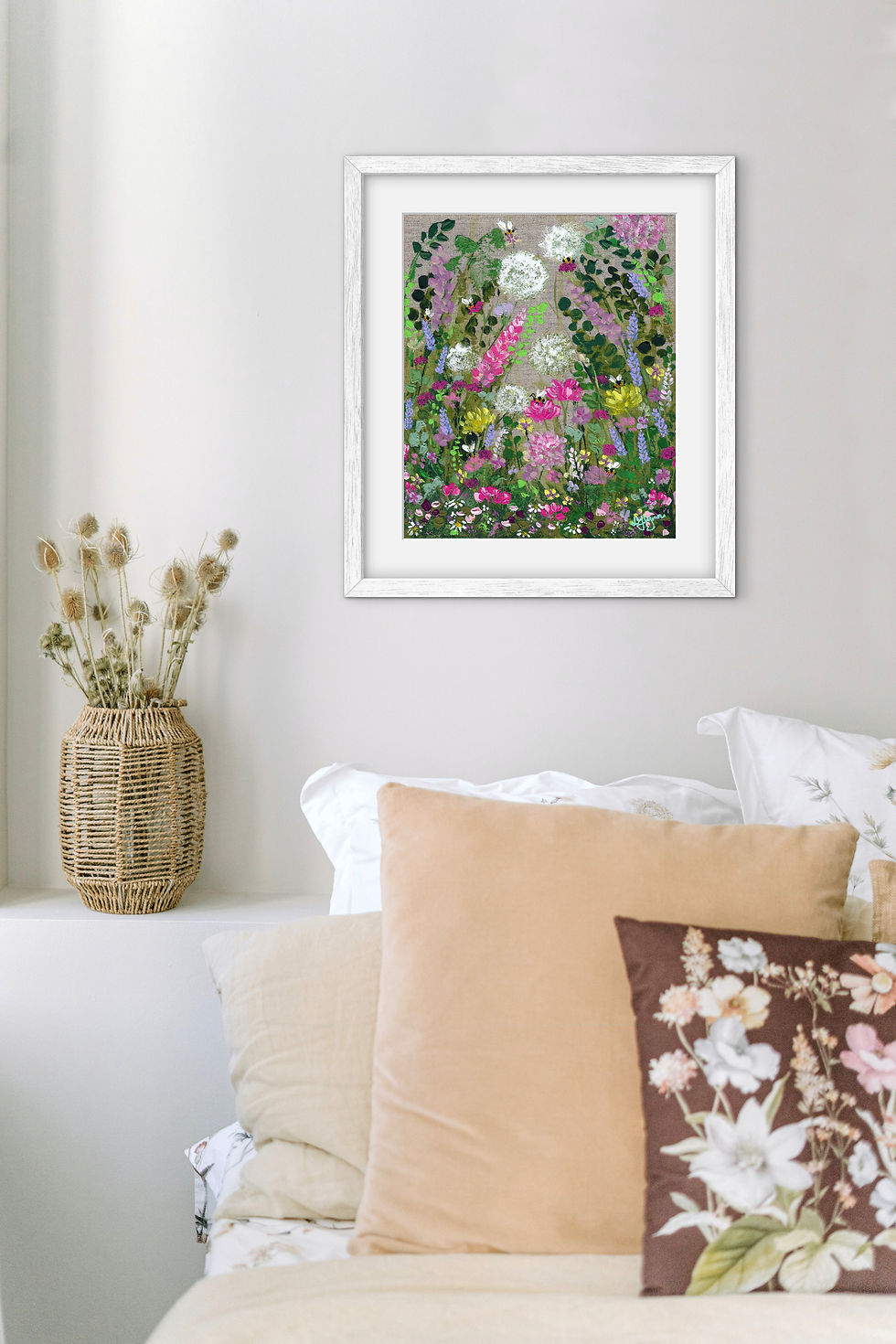 Thumbnail: BUSY BEES Framed Print