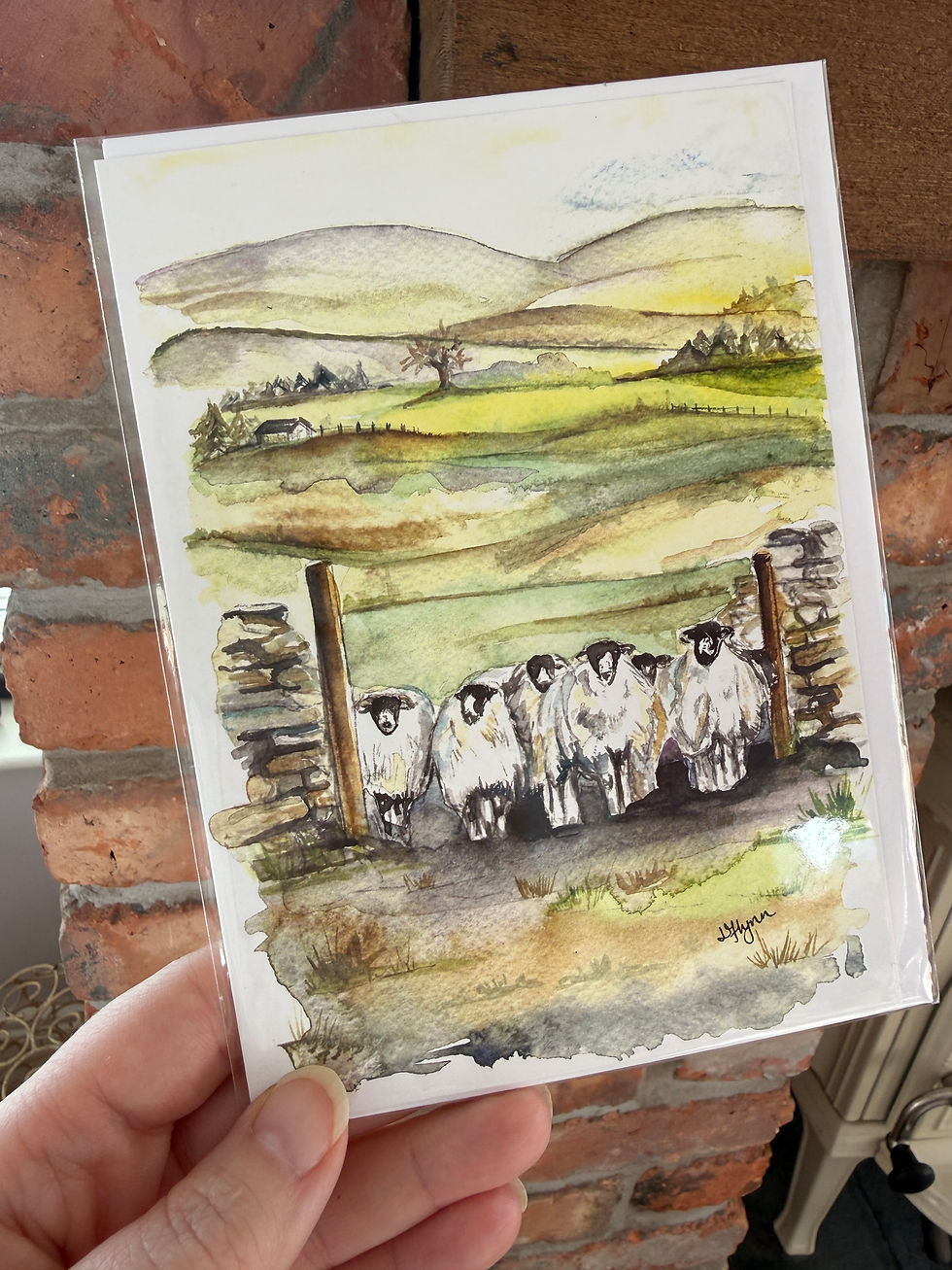 Thumbnail: "The Flock" Greeting Card