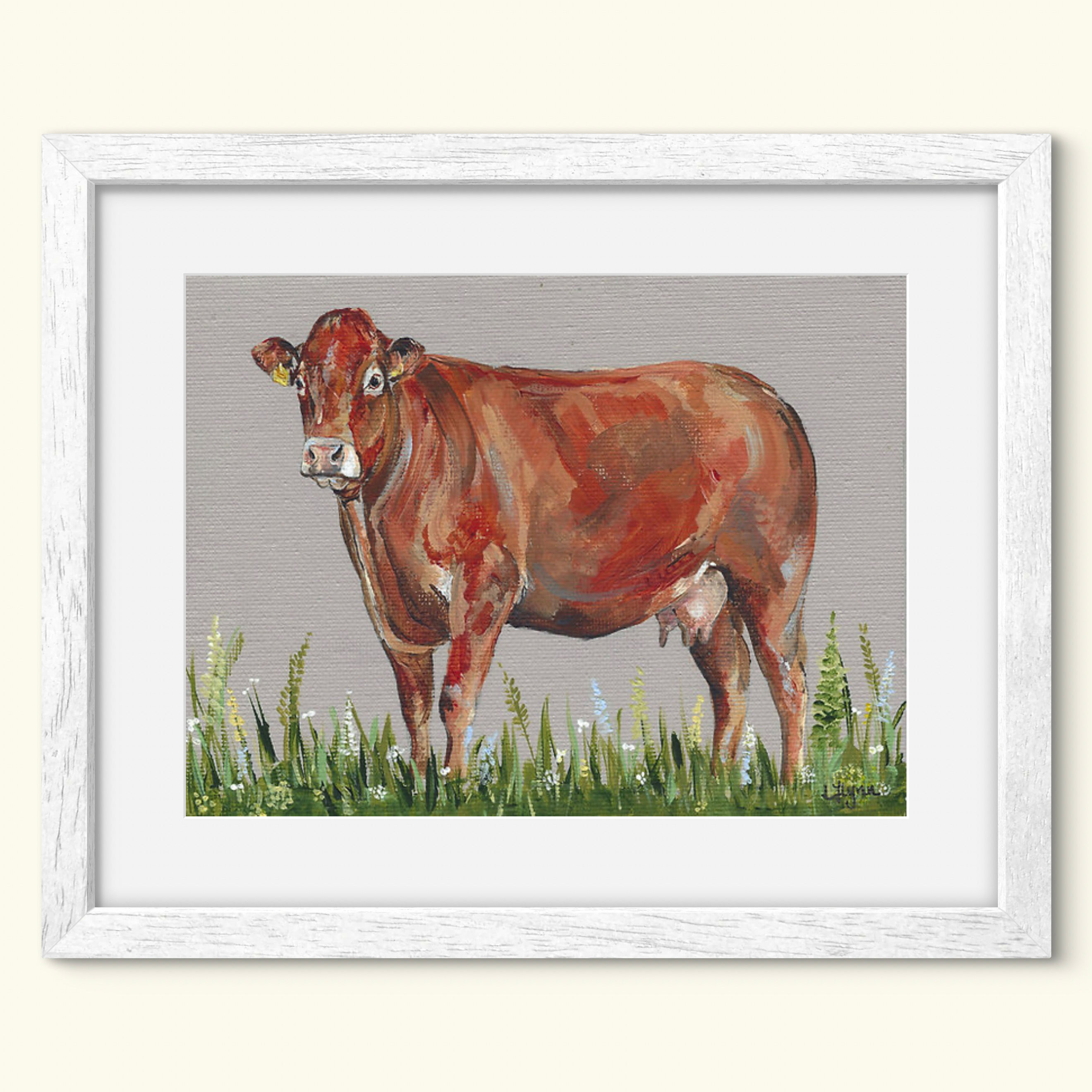 LIMOUSIN Framed Print