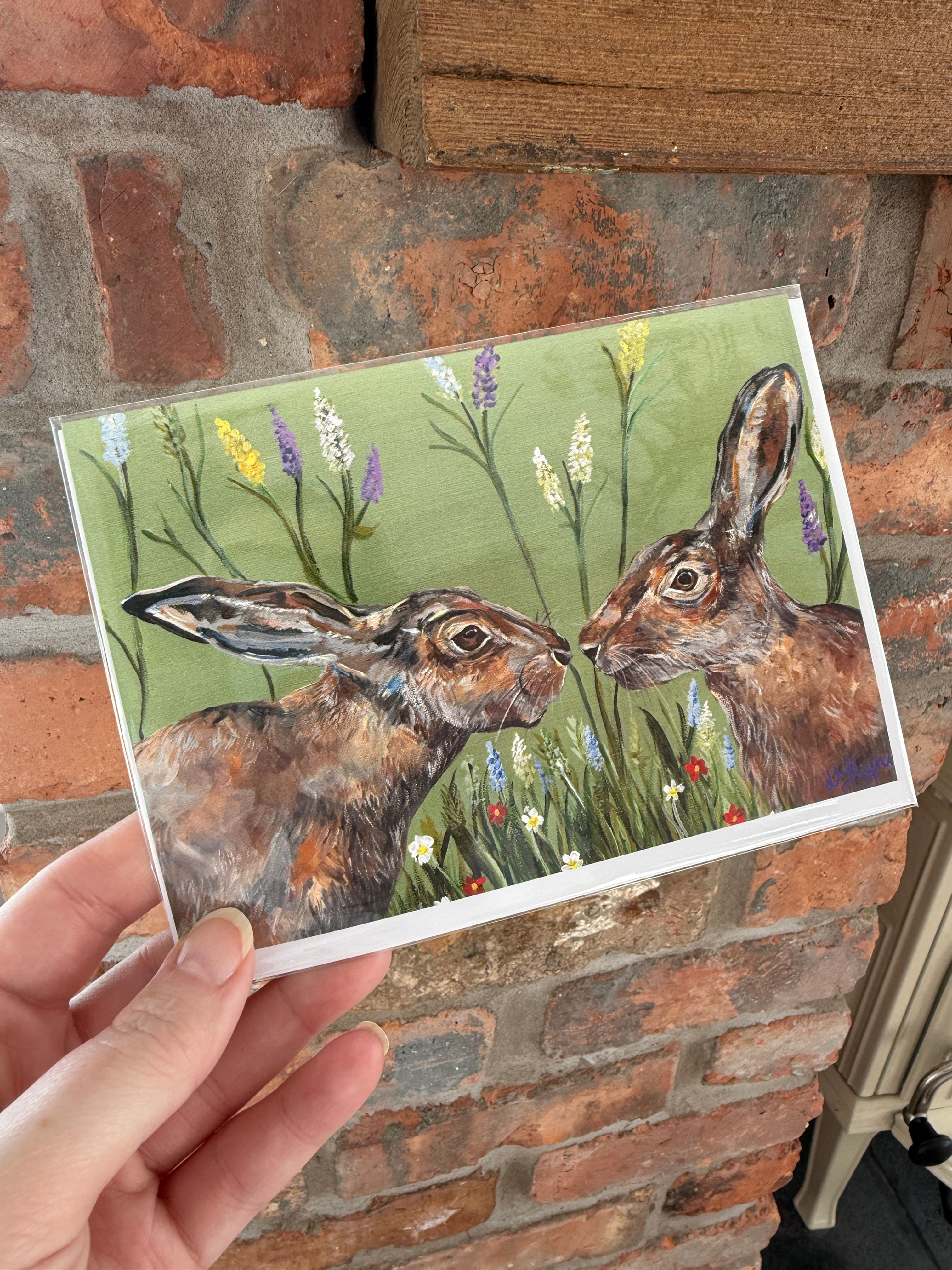 "Hare For The Kisses" Greeting Card