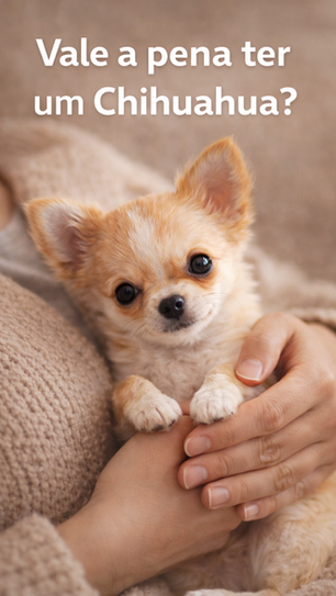 Vale a pena ter um Chihuahua? Descubra se essa raça é ideal para você