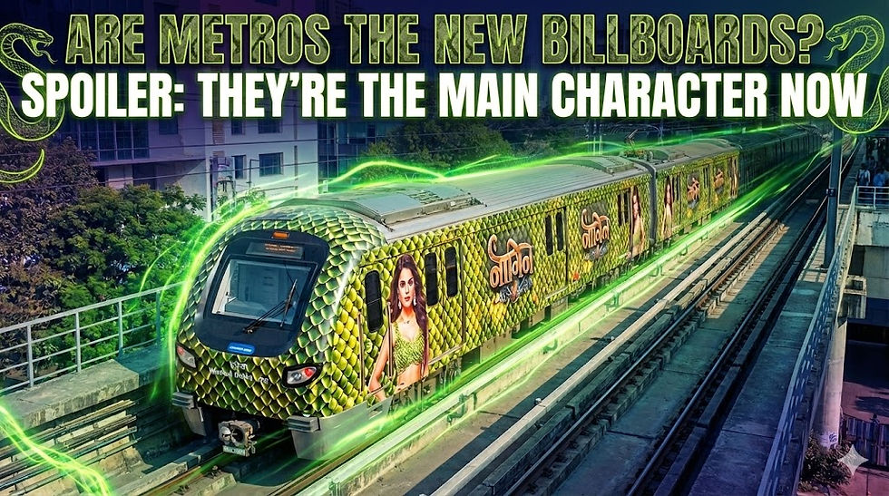 Are Metros the New Billboards? Spoiler: They’re the Main Character Now