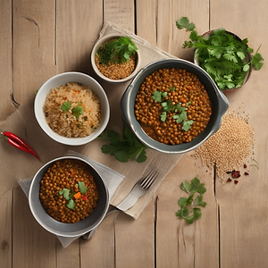 Spicy Lentil Bowl