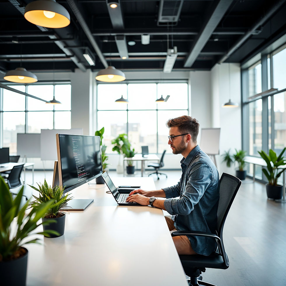Ein IT-Dienstleister, der effiziente IT-Support-Leistungen für ein Unternehmen erbringt.
