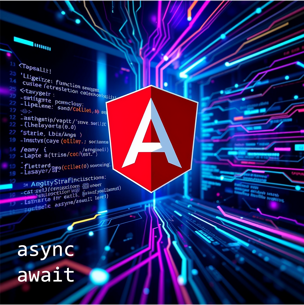 async await angular