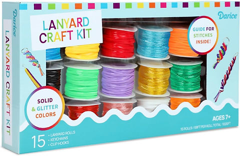 Lanyard String Kit - 15 Pack | Darice