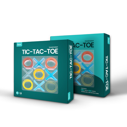 Tic-Tac-Toe Transparent Aesthetic Game | Darice