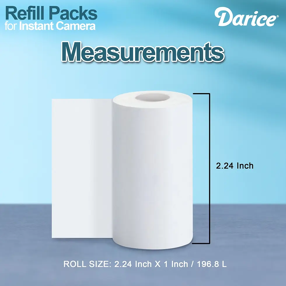Thumbnail: Camera Paper Refill Packs - 9 Paper Rolls