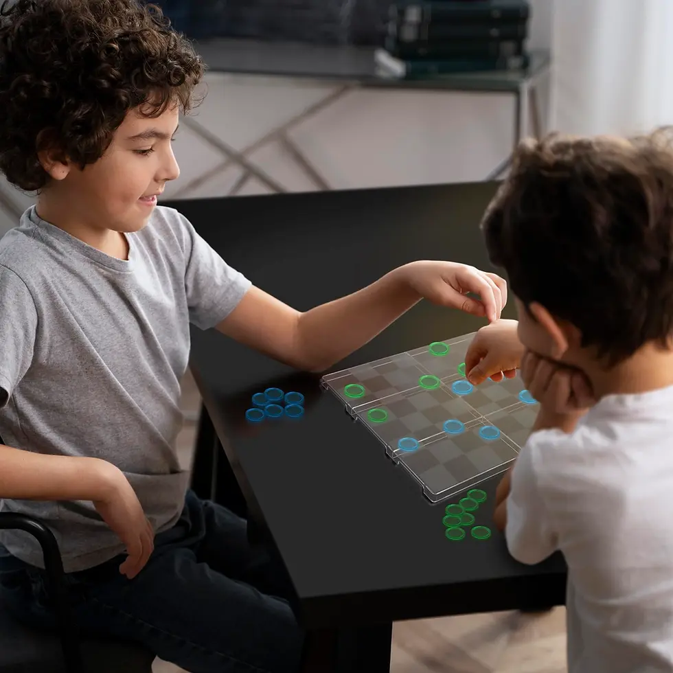 Thumbnail: Checkers Transparent Aesthetic Game Set